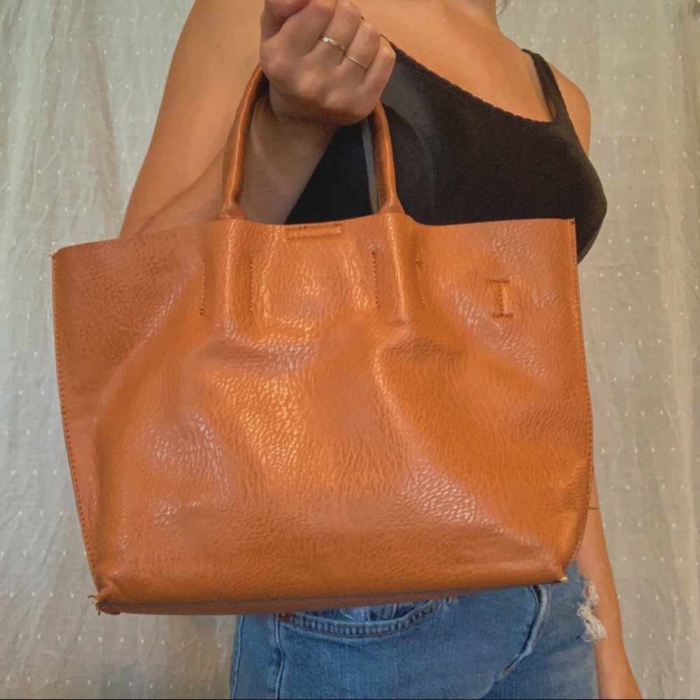 Urban Outfitters Medium Faux Leather Tote